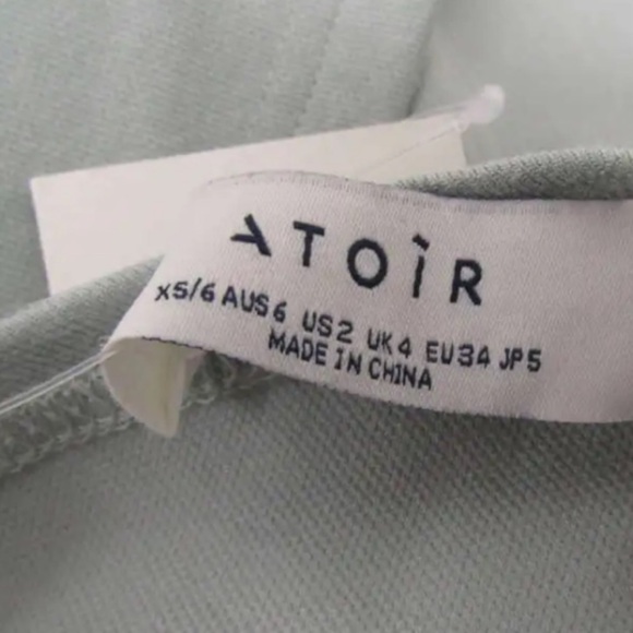 ATOIR x Revolve Time Stands Still One Shoulder Cutout High Slit Maxi Dress Sage - Picture 12 of 13